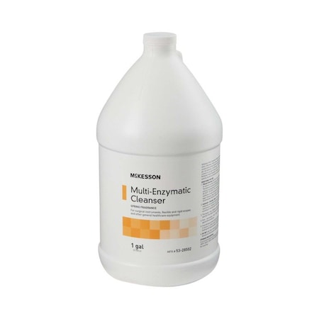 Mckesson Multi-Enzymatic Instrument Detergent, 1 gal Jug, Spring Fresh Scent, 4PK 53-28502